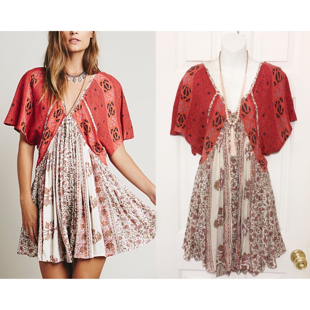 fяєє ρєσρℓє - Boho Batwing Sleeve Dress